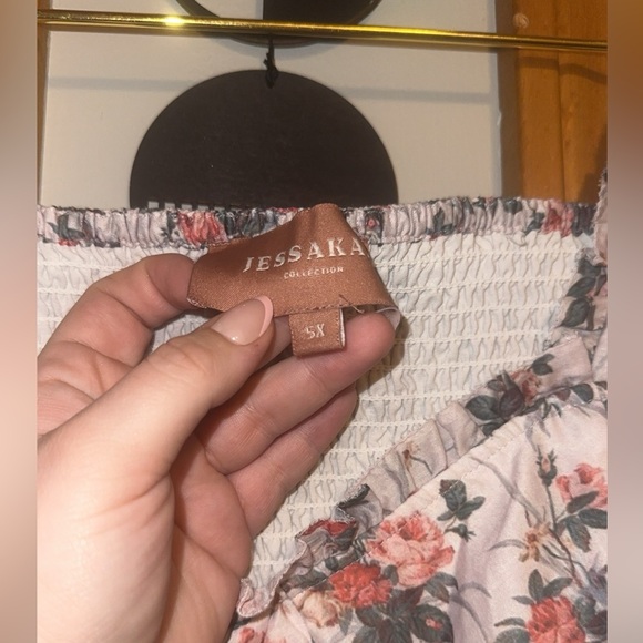 JessaKae 5X Long Sleeve Crop Top Shirt - Picture 2 of 2